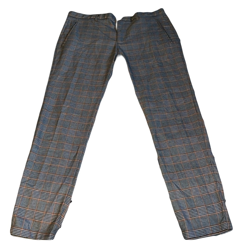 Zara Men’s design patterned dressy slim fit pants